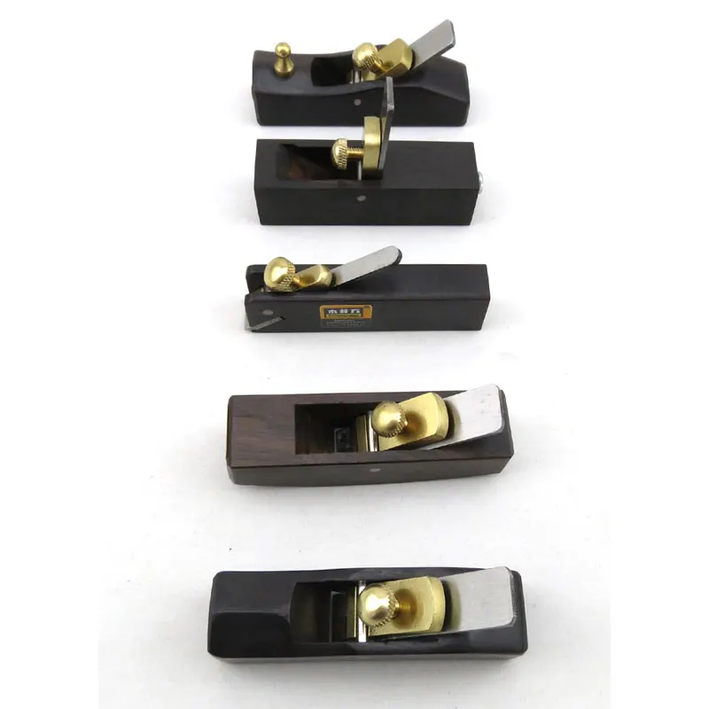 5 Pcs DIY Mini Hand Planes Carpentry Carpenter Ebony Joinery Woodwork Tools or 1 Pcs Hand Planer