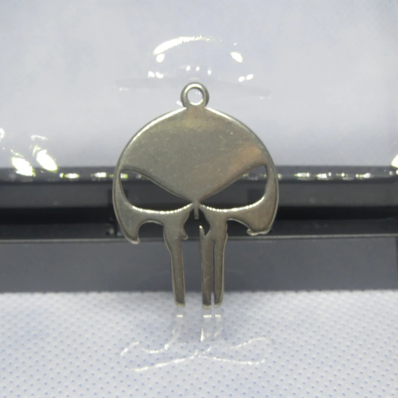 Solid  Pure Titanium Cross Star Chain Necklace Pendant 3