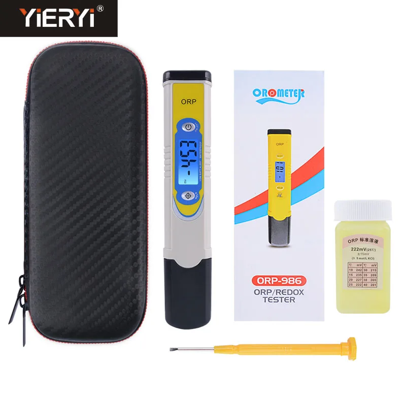 Prezzo Yieryi ORP 986 Metro Ossidazione Potenziale di Riduzione di Settore Esperimento Analizzatore di Redox Meter Aquarium Bere Acqua tester di Qualità