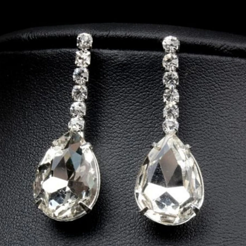 3PCS Luxury Bridal Crystal Jewelry Set