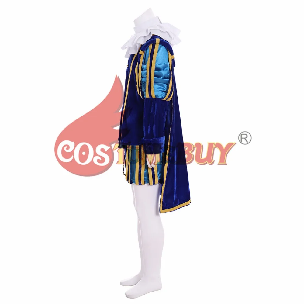 Costumebuy vitoriano real tudor rei cosplay traje