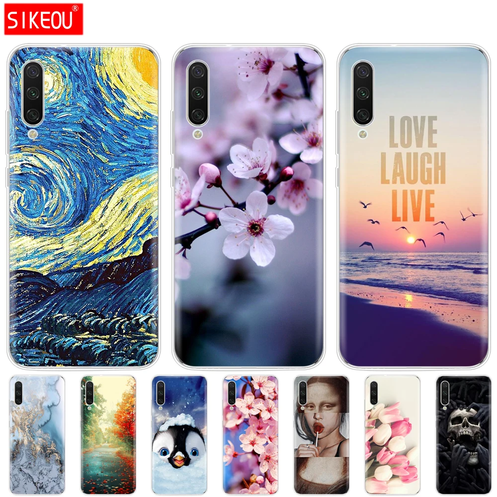 Силиконовый чехол для xiaomi mi 9 LITE, чехол из прозрачного ТПУ, чехол для xiaomi mi 9 lite, задняя крышка для xiaomi mi 9 lite, чехол, Сумка с кошкой