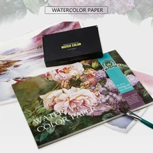 16 k/8 k смешанная хлопковая Акварельная бумага, четырехсторонний герметик 300 г, портативная Акварельная бумага для рисования, товары для рукоделия