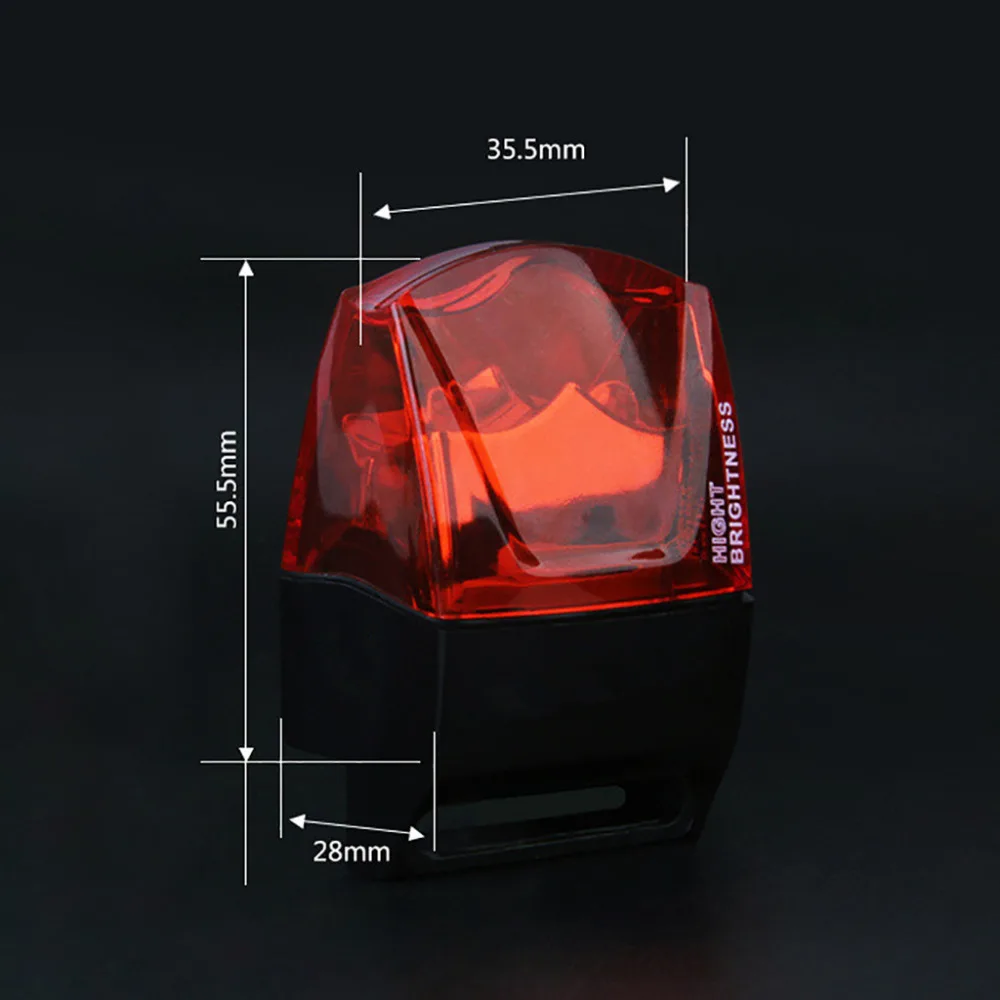 Perfect Bicycle Taillights Hight brightness Induction Tail Light Bike Bicycle Warning Lamp Magnetic Power Generate Taillight #YL5 4