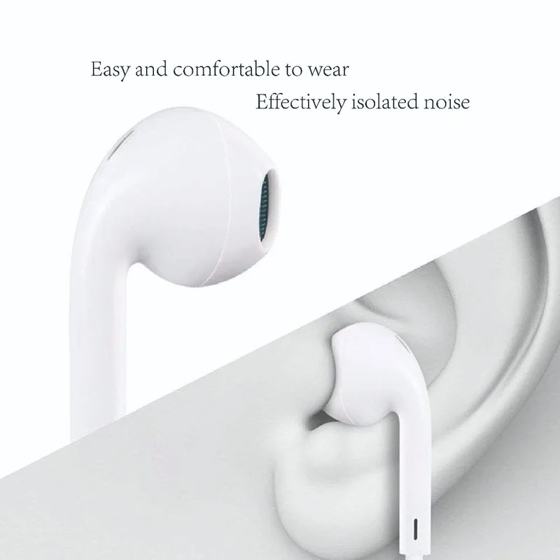 Оригинальные наушники Apple для мобильного телефона Apple EarPods с 3,5 мм наушниками для iPhone 8/X/XS/11 iPad Macbook с микрофоном