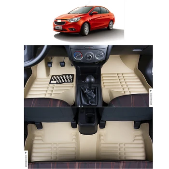 

fiber leather car floor mats for chevrolet sail 3 2015 2016 2017 2018 2019 parts accessories