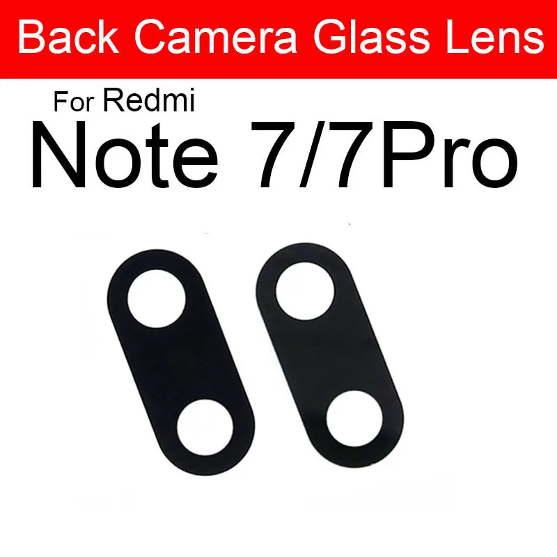 Задняя крышка для задней камеры стеклянная объектива Xiaomi Redmi Note 7 Pro Note7 Note7pro