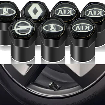 

4pcs Auto wheel Tire Air Valve Caps For Mercedes-Benzs VWs Volkswagens Audis BMWs Fords Toyotas Automobile Accessories Car goods