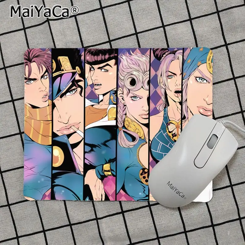 No Lock Edge25x29cm Maiya Одежда высшего качества JoJo невероятное приключение высокое Скорость Мышь pad Лидер продаж подставка под руку Мышь - Цвет: No Lock Edge25x29cm
