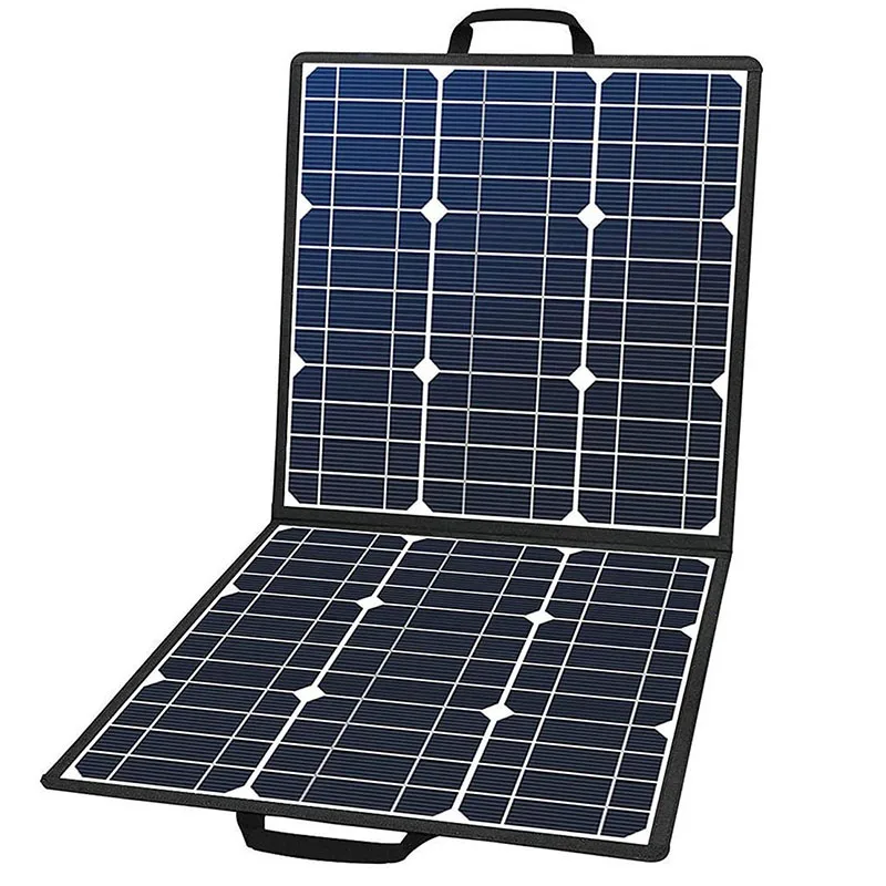

Portable Solar Panel 50W 18V Flashfish Sunpower Foldable Solar Charger Battery Cells 5V USB Outdoor Garden for Generator Phones