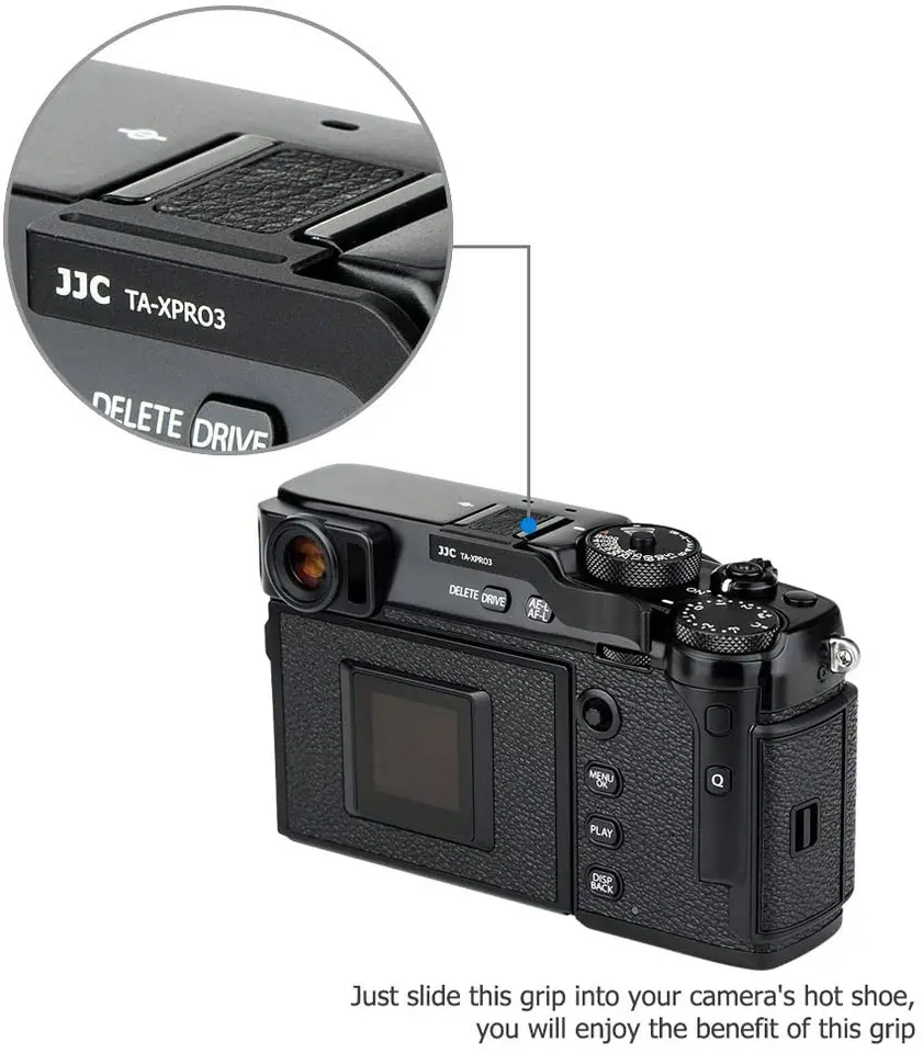 XPRO3 Metal Thumbs Up Grip for Fuji Fujifilm X-PRO 3 2 1 with Hot