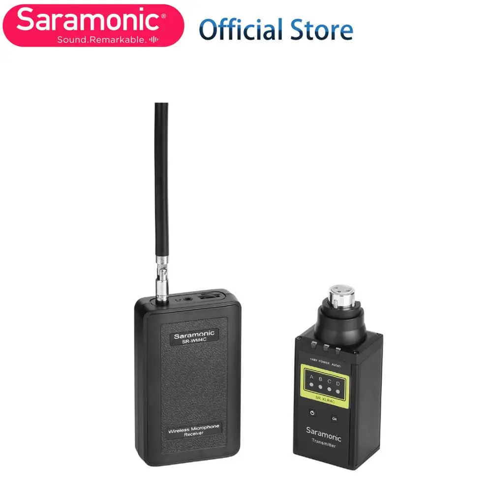 Saramonic SR WM4CB Беспроводной микрофон Системы с XLR Сделано в Китае Подключаемый модуль