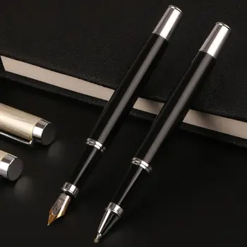 

Luxury Metal Ballpoint Fountain Pen Business Student Writing Calligraphy Office School Supplies Stationery