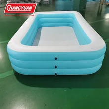 305cm inflatable swimming pool pool 3 meters inflatable pool three-layer three-ring inflatable swimming pool