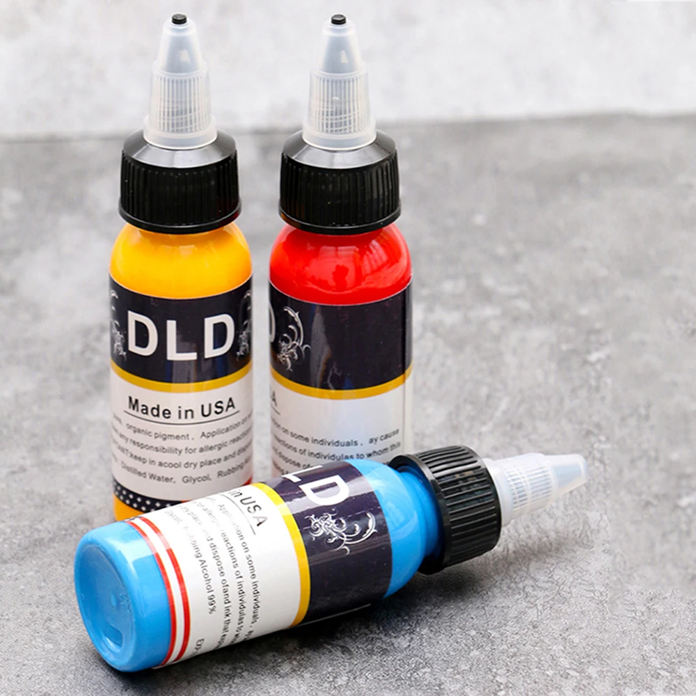 Tattoo Ink All Purpose 25 Primary Color Set Tattoo Supplies Permanent tattoo pigment Body paint color 1 Ounce(29 Milliliter