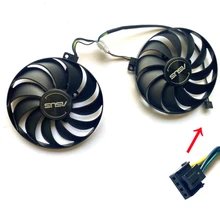 

NEW Original T129215SU PLD10010S12HH FDC10U12S9-C GPU fan，For ASUS Dual Radeon RX5700 EVO，RX5700 RX5600 XT EVO Graphics card fan