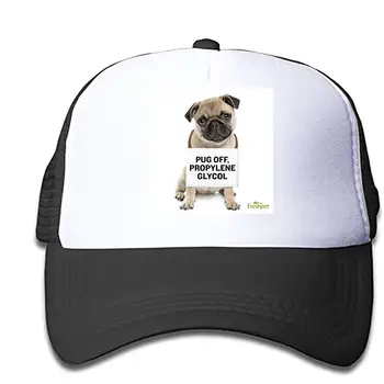 

HHNYL Pug Life Trucker Hat Adjustable Back Mesh Cap for Kid