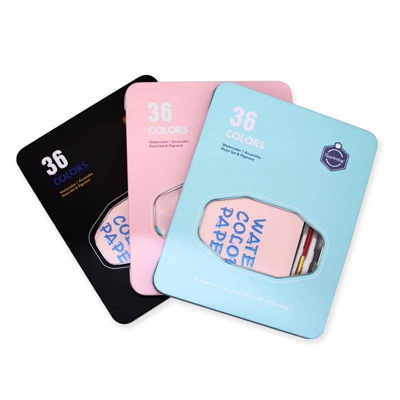 Preise Hohe Qualität 36 Farben Solide Aquarell Mit Holz Pol Pinsel Pen Set Wasser Pinsel Gouache Pigmente Schule Kunst Schreibwaren