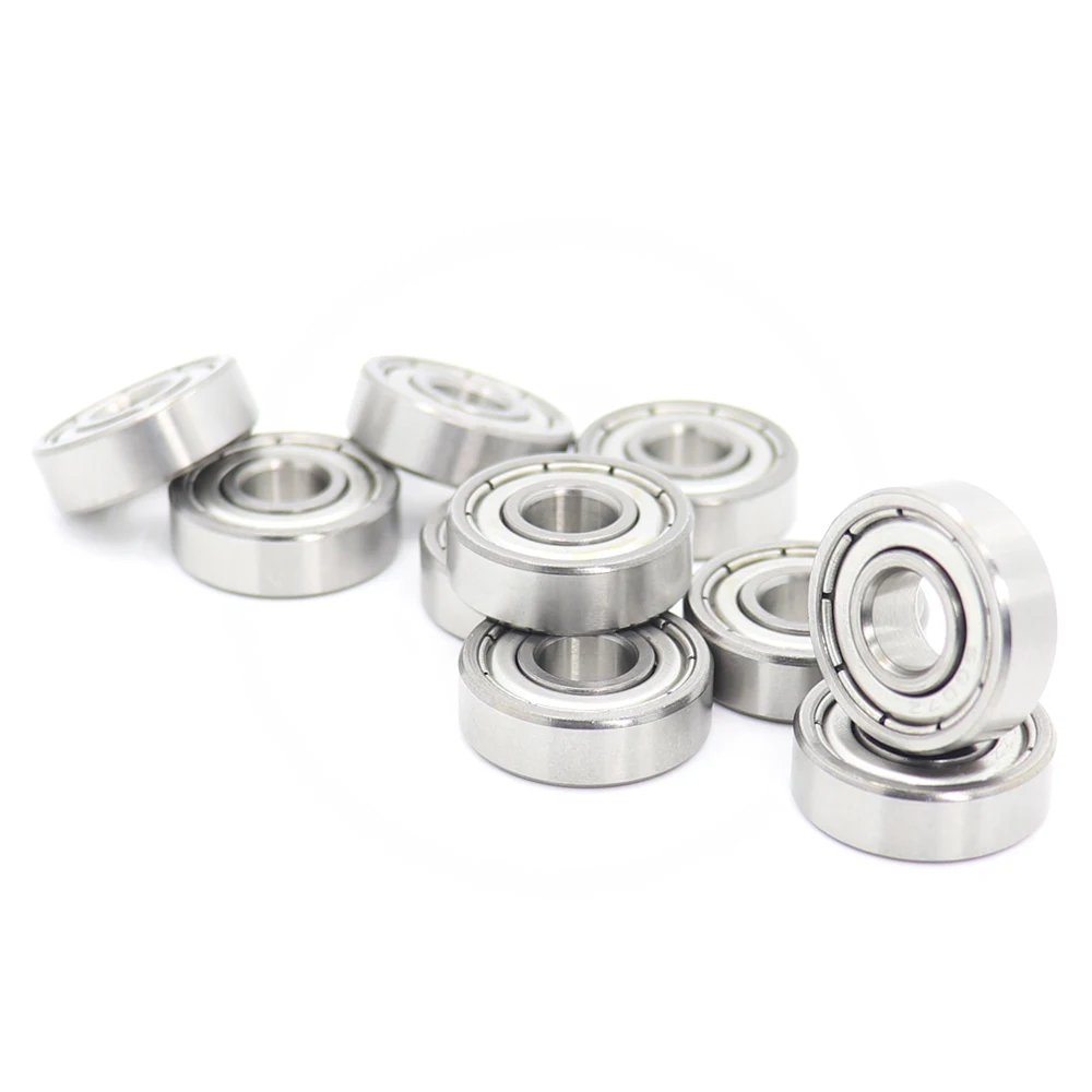 S607ZZ подшипник 7*19*6 мм (10 шт.) ABEC 1 440C ролик из нержавеющей стали S607Z S607 Z zz шариковые