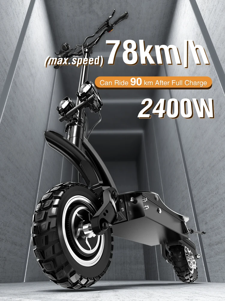 Janobike 2400 Вт X20 электрический скутер NUTT гидравлический тормоз складной 78 км/ч