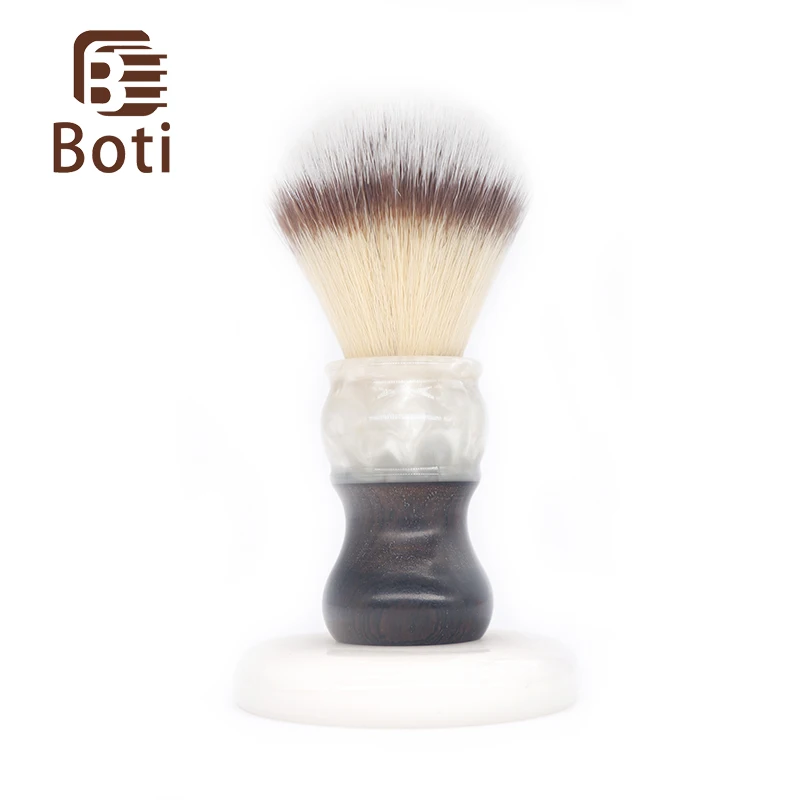 Sintético com Punho do Coto Ferramenta tipo de Lâmpada Cor o 4th nó de Cabelo Boti Escova-cor-de-rosa Escova Inteira Barba Masculina 3