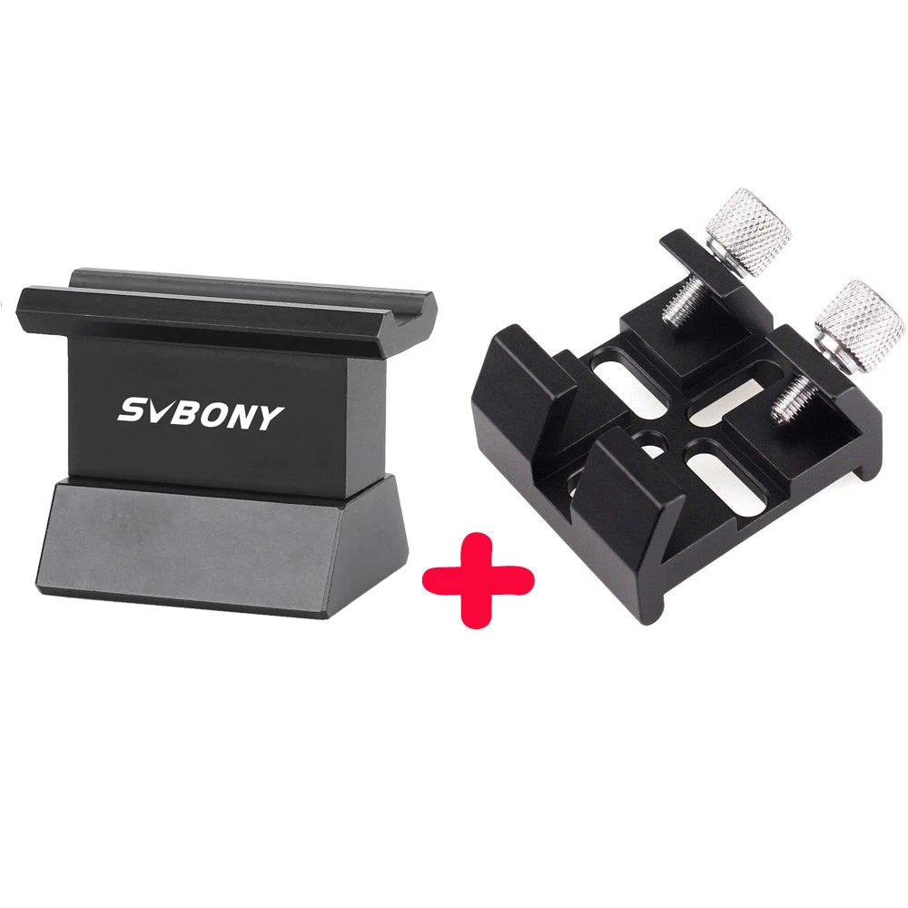 SVBONY Dovetail Board Dot Finder Mounting Bracket With Finder scope Dovetail Slot for Astronomy Monocular Telescope W2597A