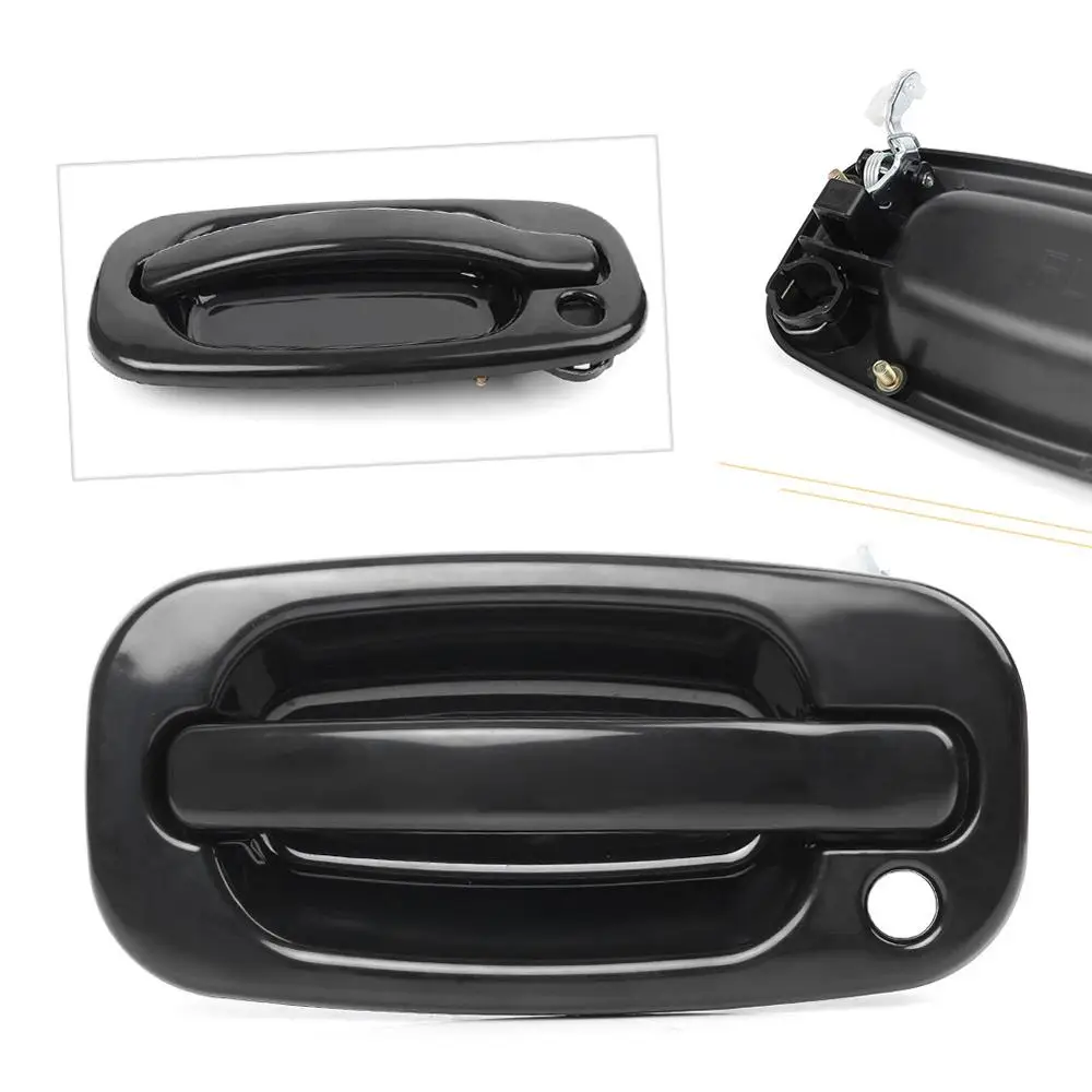 LUCKMART Auto Car Front Outside Door Handle Cover Trim Textured Black Driver Side Suitable For Silverado # 15034985 Styling | Автомобили и