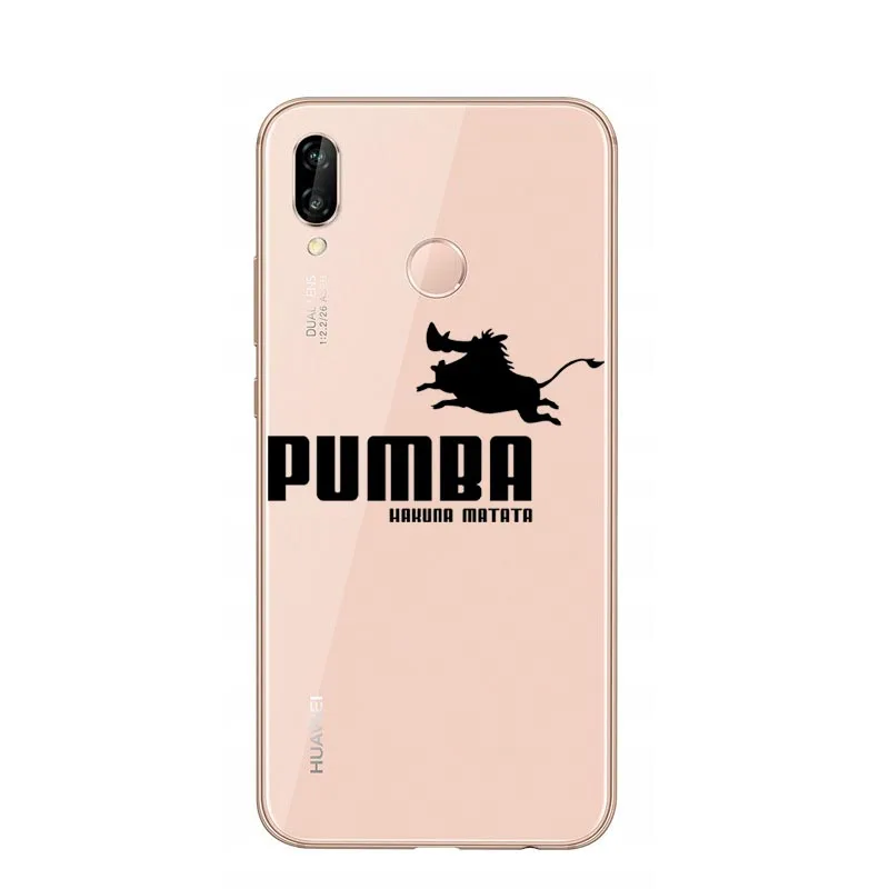 Lion King Hakuna Matata Soft Phone Case Cover For Huawei Mate 10 20 Lite P30 Pro P10 Lite P8 Lite P30 Lite P20 Lite P20Pro