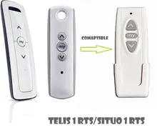 1 pacote telis situo 1 rts controle remoto 433.42mhz substituição