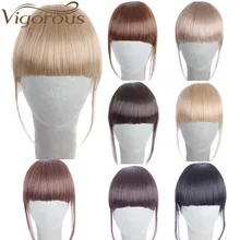 Энергичные чистые короткие передние челки 5 клипс прямые синтетические волосы 14 цветов наращивание челки шиньон термостойкие черные