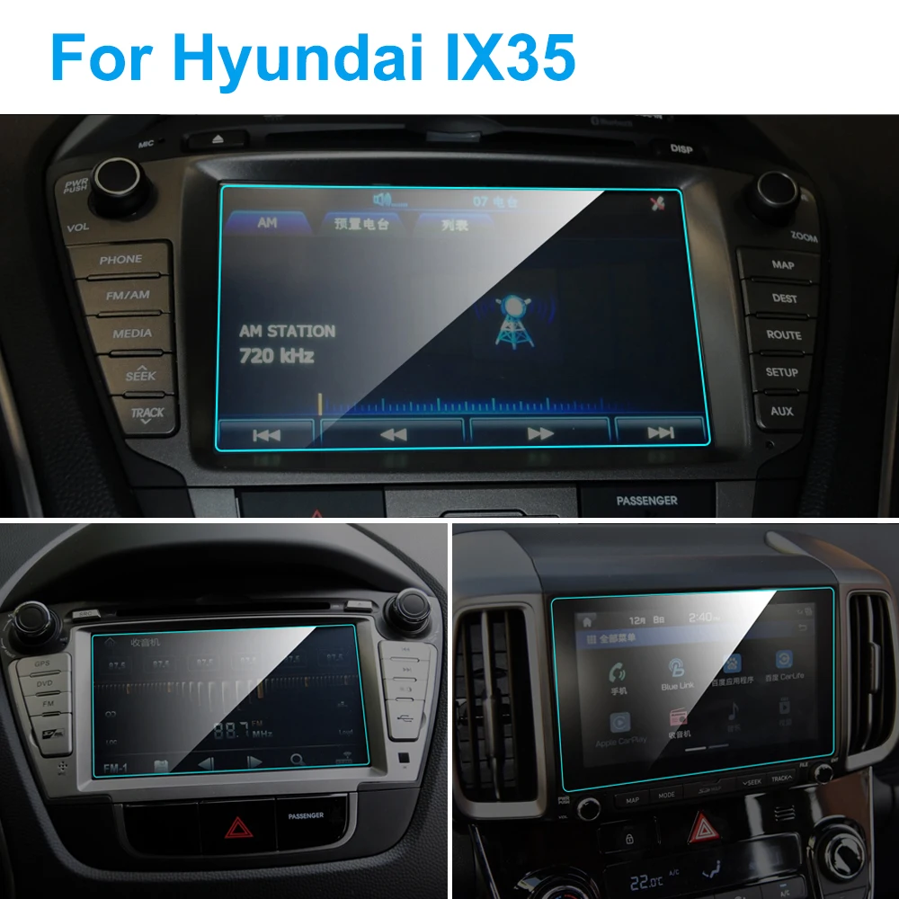 Автомобильная защита экрана GPS навигатора для Hyundai IX35 2010 2018 Автомобильный