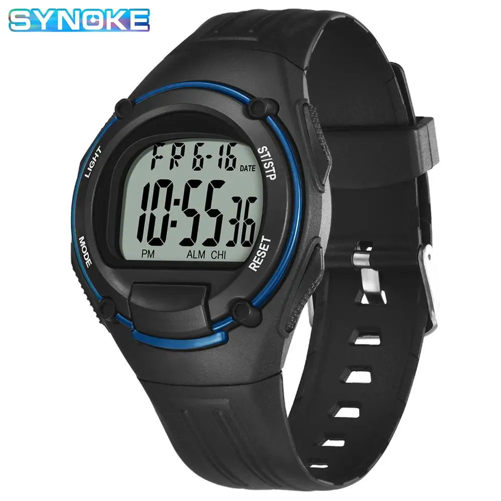 SYNOKE Children's Watches Waterproof Multi Function LED Luminous Students Digital Wristwatch Stop Watch Alarm Clock Relógio afbeelding