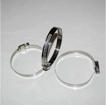 

Auto modified parts #304 stainless steel clamp Metal cable tie exhaust pipe for car