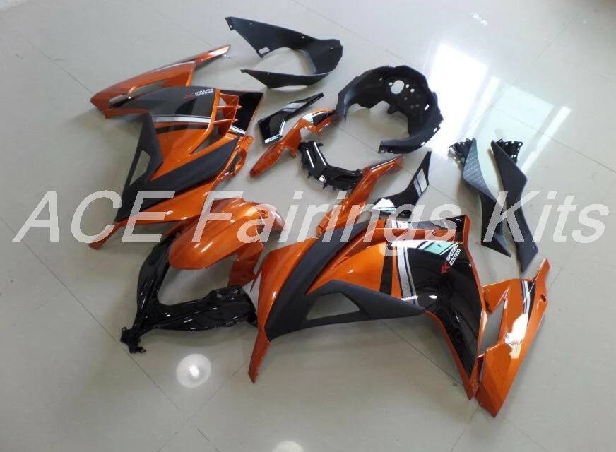 

New ABS fairing kit for Kawasaki Ninja300 EX300 300R 2013 2014 2015 2016 13 14 15 16 17 Fairings set(Injection mold) Orange