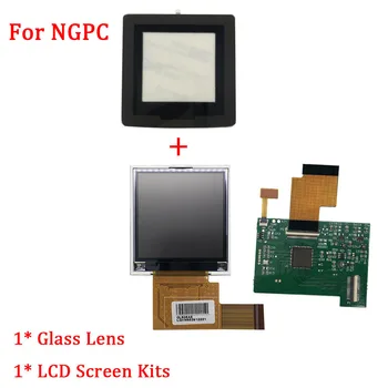 

LCD Screen Replacement Kits with glass lens for NGPC Backlight for SNK NGPC LCD Screen High Light Gamepad Console Accessories
