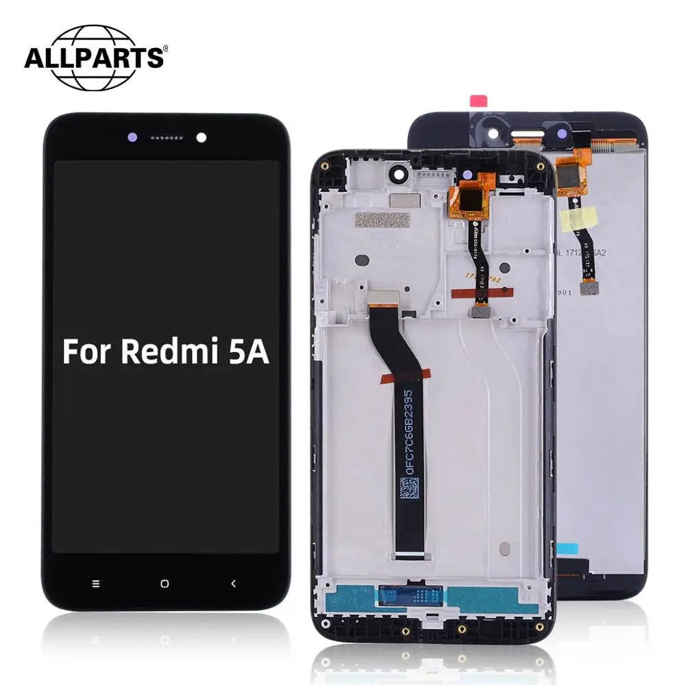 Дисплей для Xiaomi Redmi 5A LCD в сборе с тачскрином на рамке Оригинал 5.0'' черный