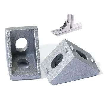 

50pcs 2020 Slot6 Corner Angle L Brackets Connector Fasten connector Aluminum Profile Accessories