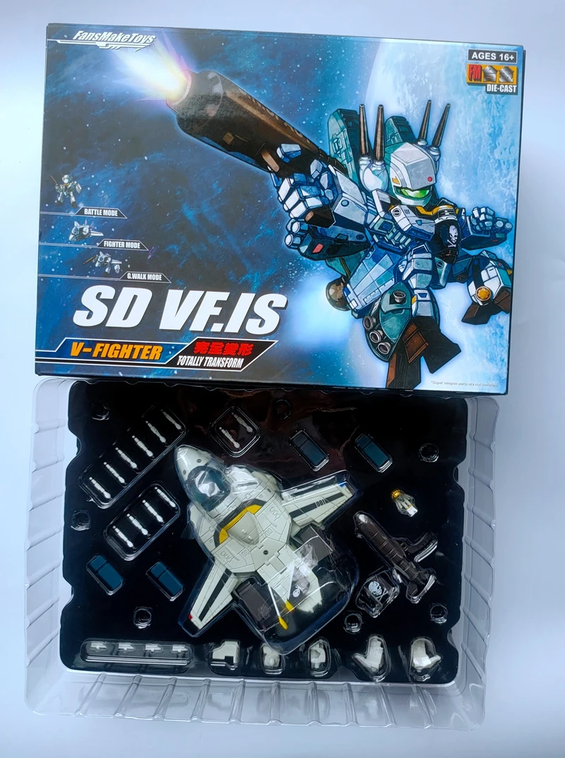 Fansmaketoys Sd Battlestar Macross Vf 1s Skeleton Q Fuka Deformation Egg Machine Action Figures Aliexpress