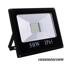 Переменного тока Светодиодный точечный светильник мощностью 10 Вт, 20 Вт, 30 Вт, 50 Вт Светодиодный прожектор светильник IP65 Водонепроницаемый Светодиодный точечный светильник лампа для заводов на открытом воздухе Gargen точечный светодиодный Exterieur