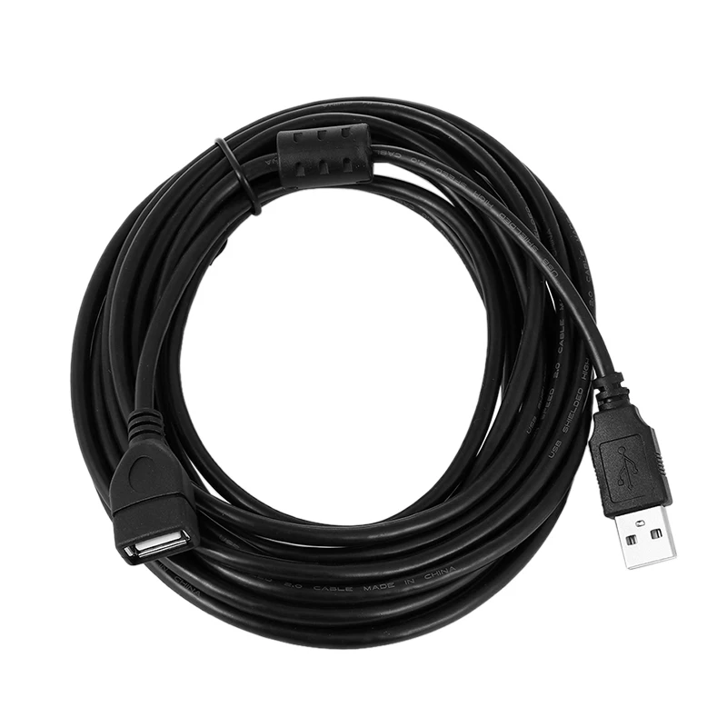 

1PCS USB 2.0 Extension Cable Male to Female USB Cord Wire Super Speed Data Sync Cable For PC Laptop Keyboard 0.6/1M/1.5M/3/5M
