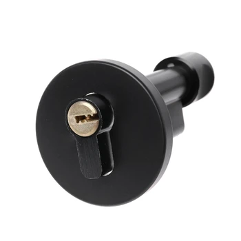 

Black space aluminum door handle Interior / Bedroom door lock Split Silent door lock ,Door hardware