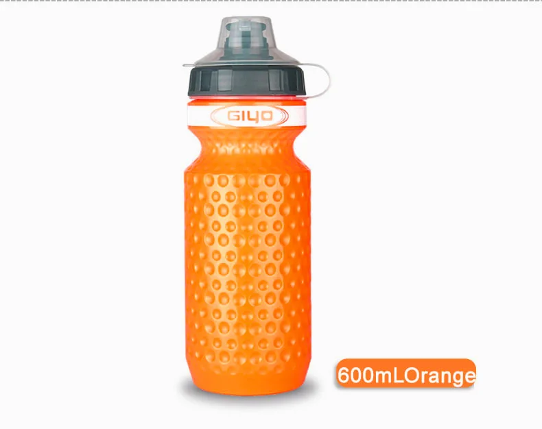 600 мл GIYO велосипедная бутылка для воды MTB велосипедная фляга для воды Кемпинг Туризм велосипедная колба термос спортивный велосипед чайник бутылка для воды - Цвет: Оранжевый