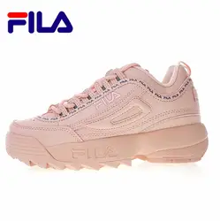 Fila/Женская обувь; Fila Disruptor II; 2 поколения; FW0165-124 с толстой подошвой «naked pink collusion»