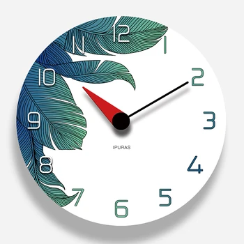 

The Wind Passing By Nordic Style Art Modern Minimalist Atmospheric Living Room Creative Silent Quartz Wall Clocks