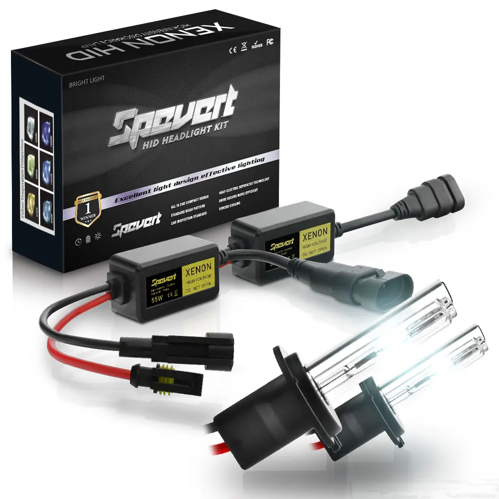 SPEVERT Canbus 55 Вт LD X Ненон Hid комплект для преобразования H1 H3 H7 H8 H9 H11 9005 HB3 H10 9006 HB4 3000k-12000k