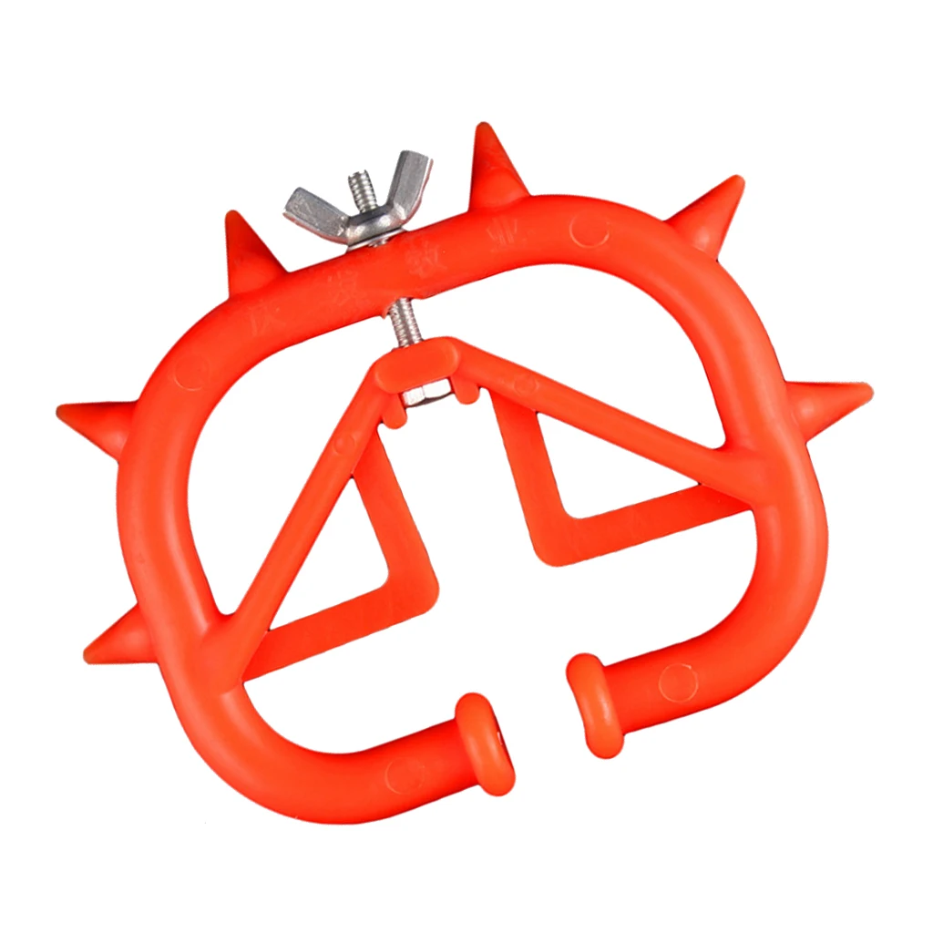 Durable Plastic Weaner Anti Sucking Calf Cow Cattle Milking Stops Sucking Red Veterinary Equipment 93x76 mm