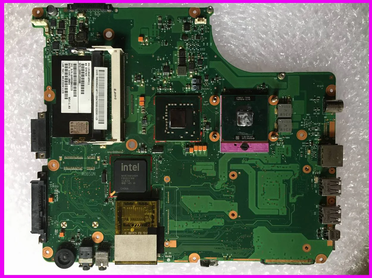 Подходит для материнской платы ноутбука toshiba satellite A305 V000125000 GM965 DDR2