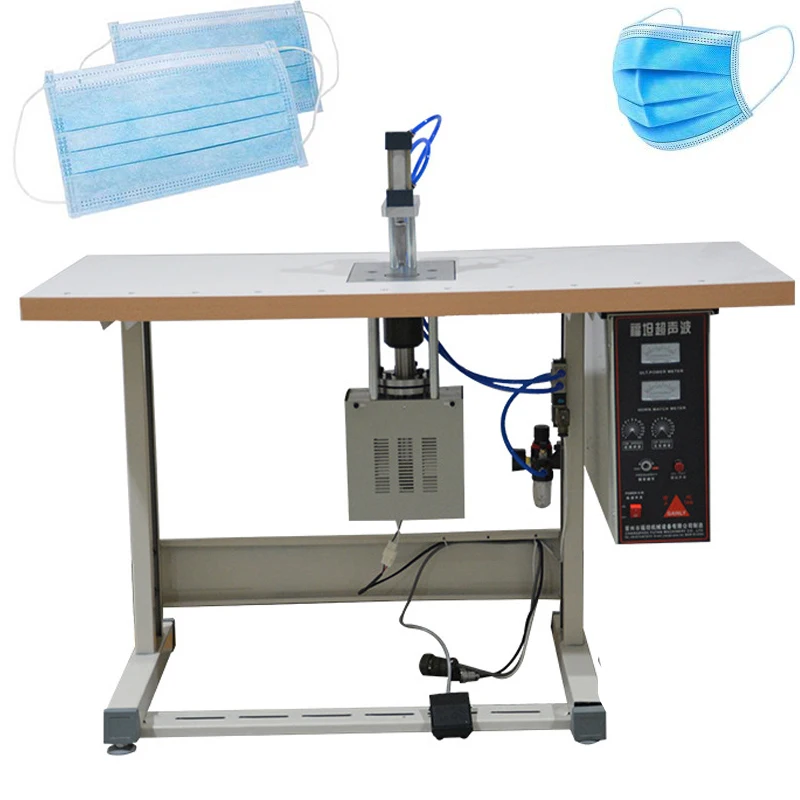 

220V／2000W Desktop Electric Simple Mask Rope Spot Welding Machine Ultrasound Mask Ear Hook Ear Strap Banding Machine Equipment