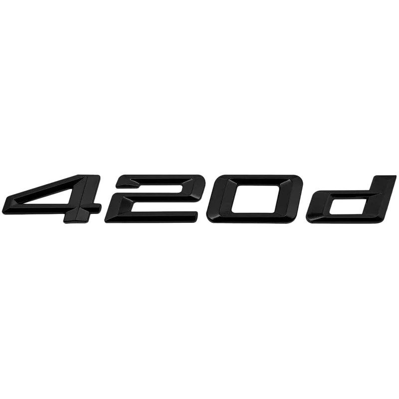 Черная надпись 420D значок на крышку багажника эмблема для моделей BMW 4 серии F32 F33 F36