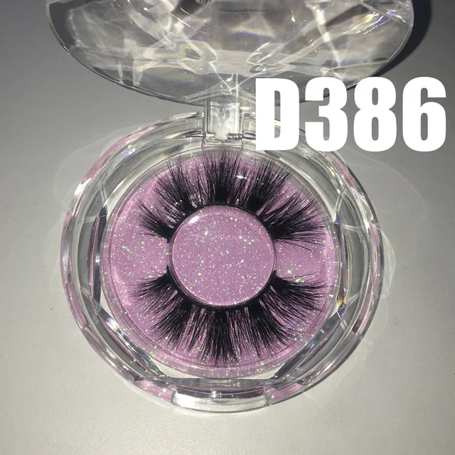 BossGirl Lashes False Eyelashes Natural Long 22mm 20mm 3D 5D Real Mink Handmade Lightweight Comfortable D414 D386 round